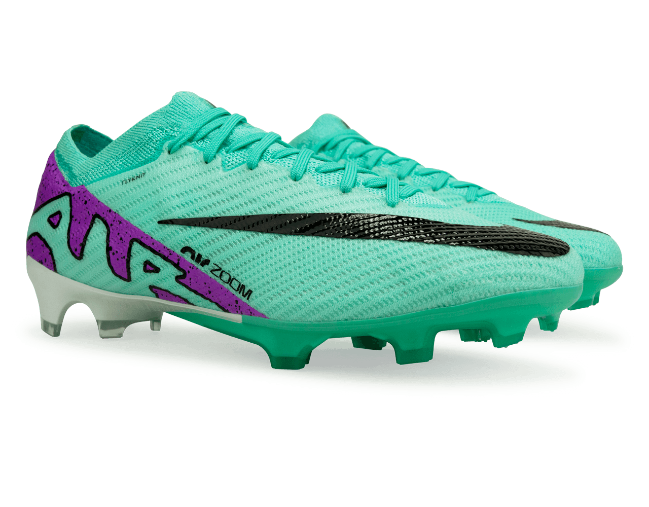 Nike Men's Zoom Mercurial Vapor 15 Elite FG Turquoise/Black/Purple Together