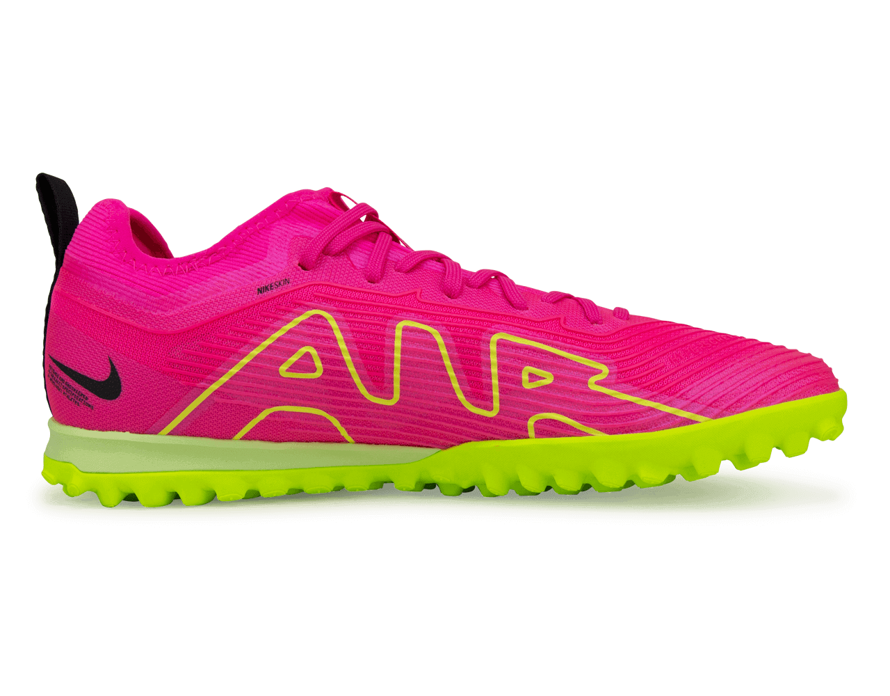 Nike Men's Zoom Mercurial Vapor 15 Pro TF Pink/Volt Side