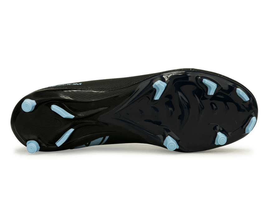 Nike Men's Zoom Mercurial Vapor 16 Academy FG/MG Black/Ice Blue Sole