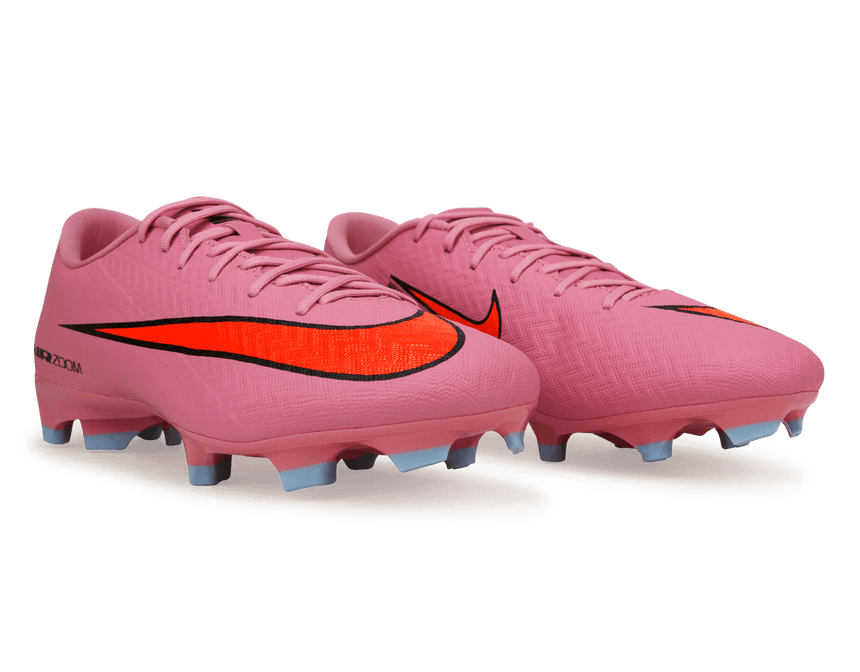 Nike Men's Zoom Mercurial Vapor 16 Academy FG/MG Magic Flamingo/Black Rear Together