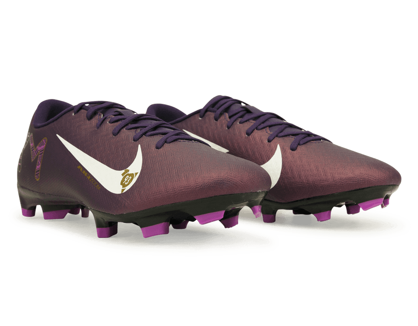Nike Men's Zoom Mercurial Vapor 16 Academy KM FG/MG Grand Purple/Pale Ivory Together