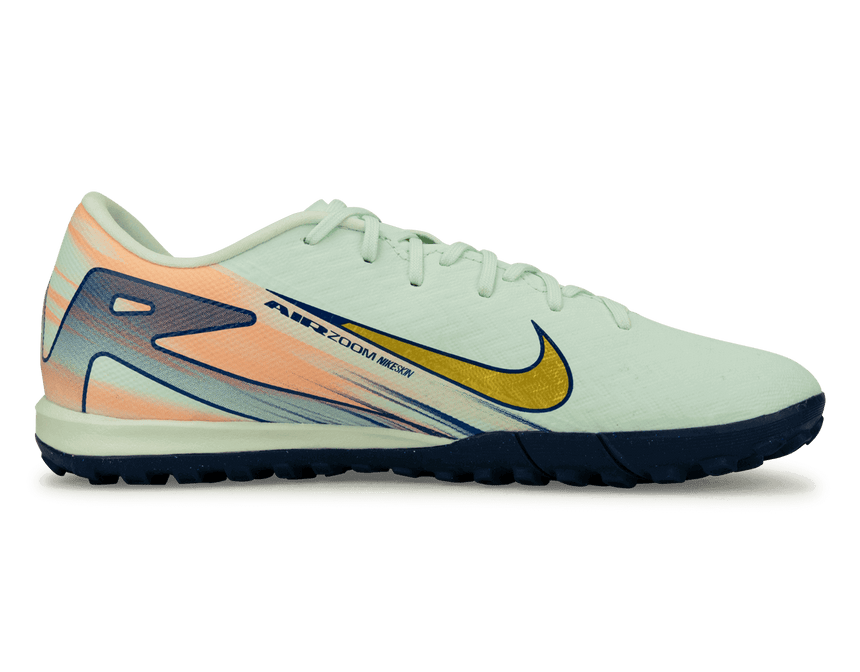 Nike Men's Zoom Mercurial Vapor 16 Academy MDS 009 TF Barely Green/Metallic Gold Side