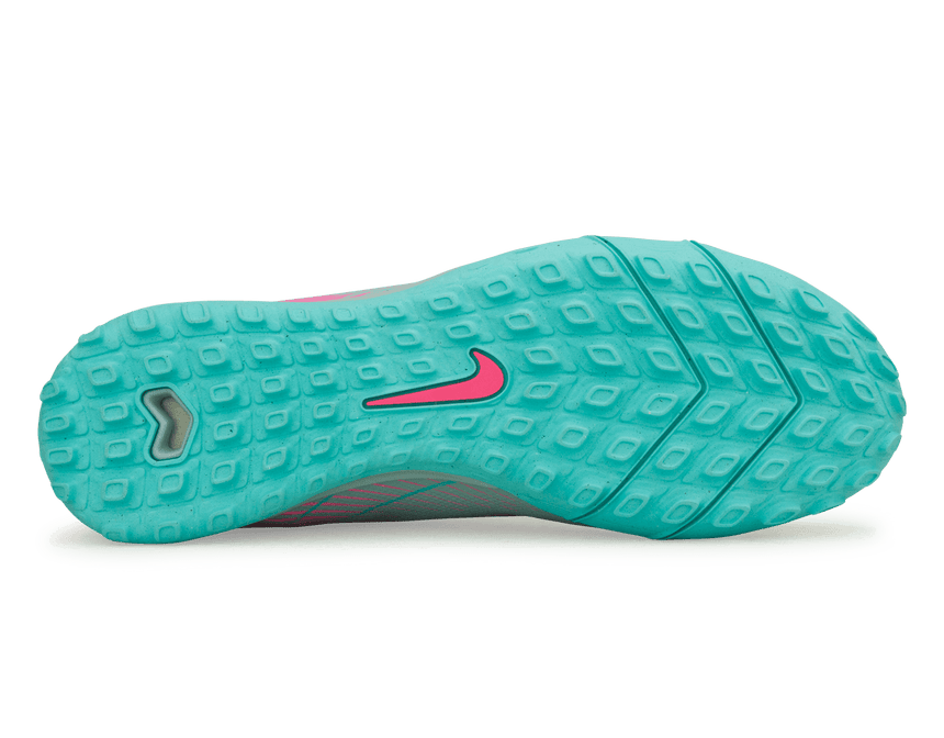 Nike Men's Zoom Mercurial Vapor 16 Academy TF Ocean Cube/Pink Blast Sole