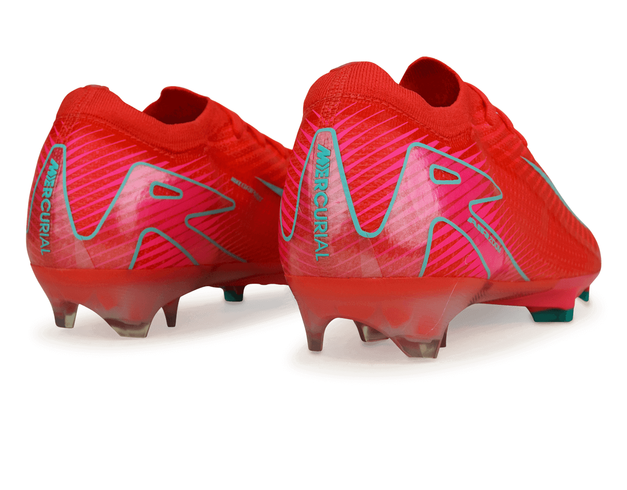 Nike Men's Zoom Mercurial Vapor 16 Elite FG Ember Glow/Aurora Green Rear