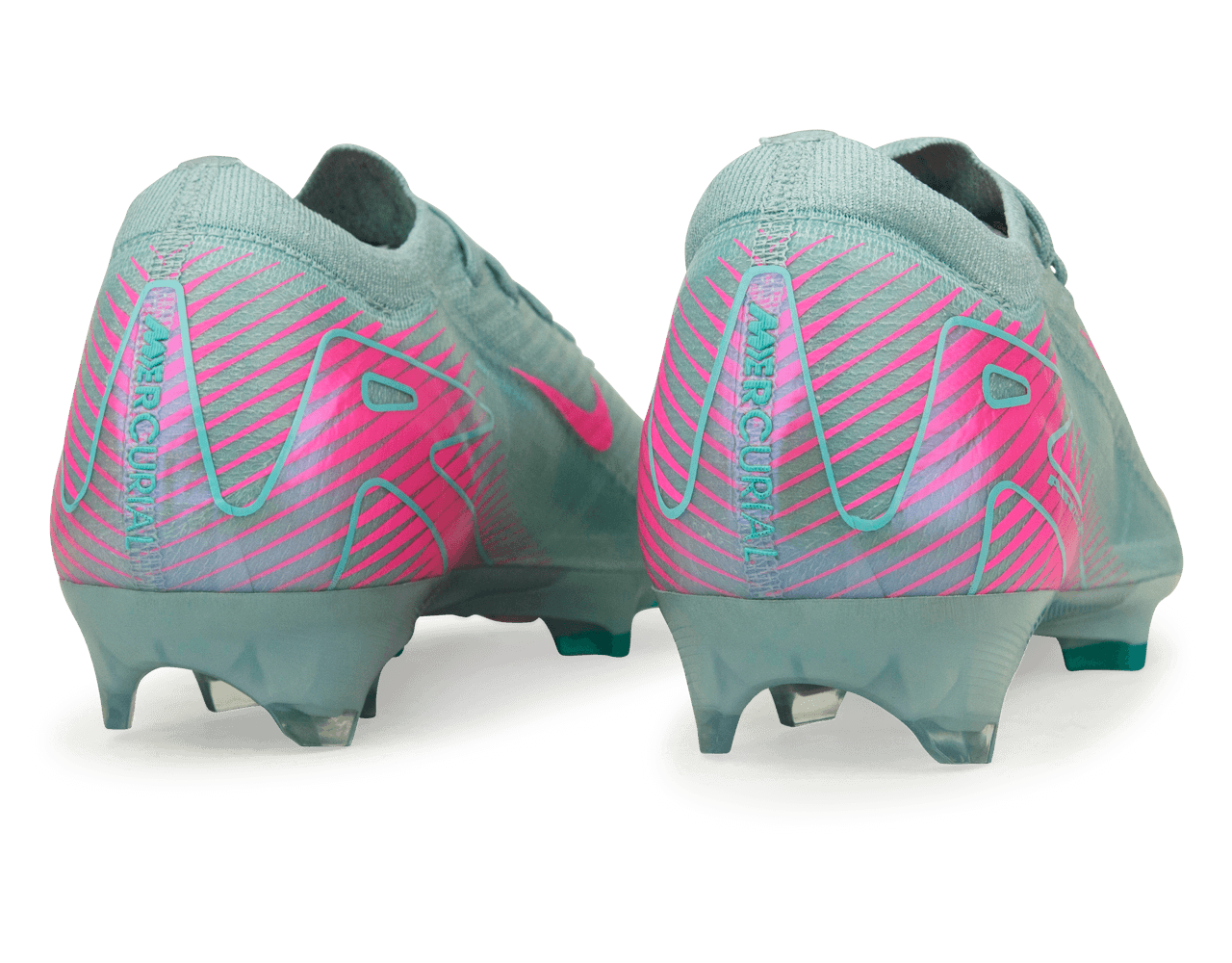 Nike Men's Zoom Mercurial Vapor 16 Elite FG Ocean Cube/Pink Blast Heel