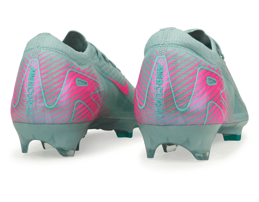 Nike Men's Zoom Mercurial Vapor 16 Elite FG Ocean Cube/Pink Blast Heel