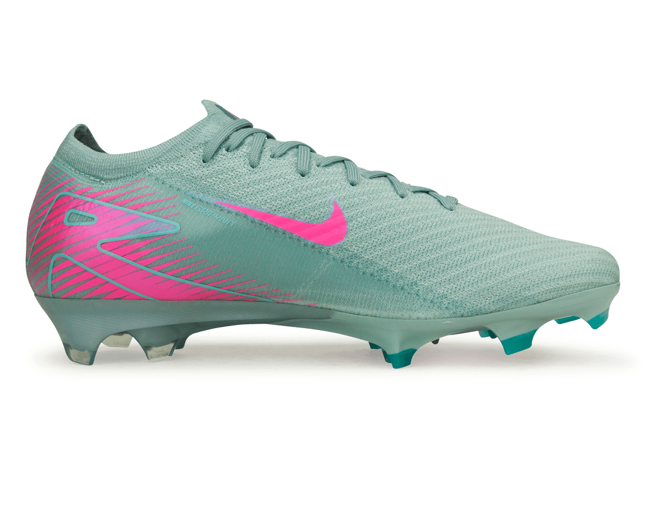 Nike Men's Zoom Mercurial Vapor 16 Elite FG Ocean Cube/Pink Blast Side