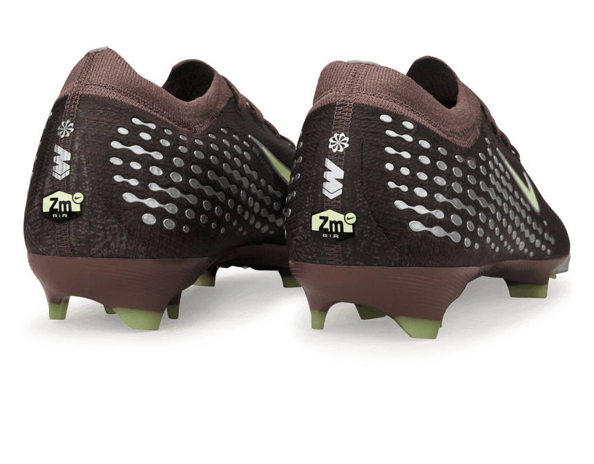 Nike Men's Zoom Mercurial Vapor 16 Pro 'Kylian Mbappe' FG Plum Eclipse/Metallic Silver Rear