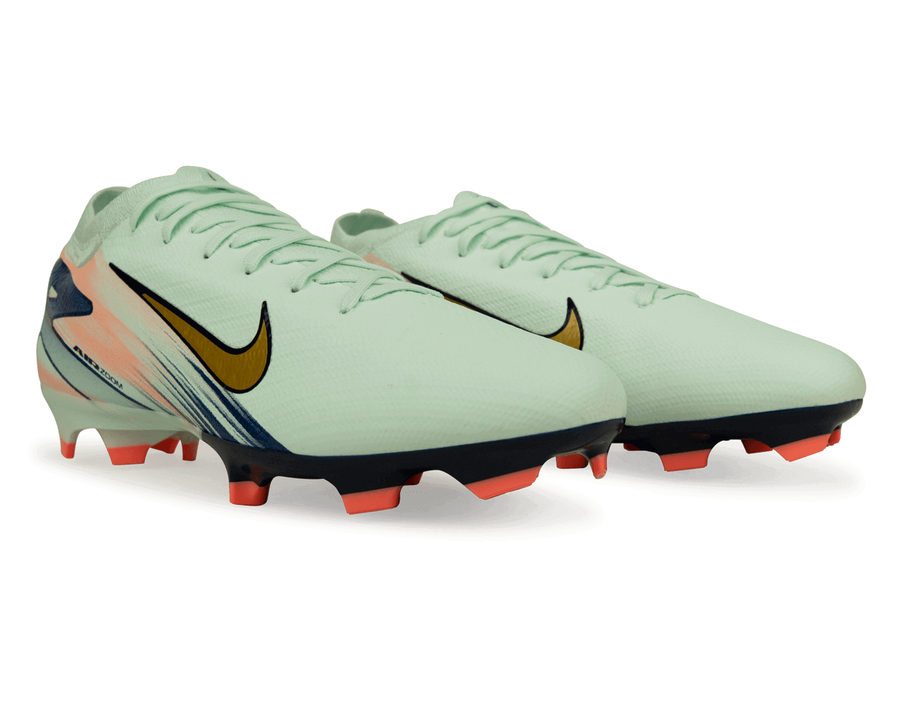 Nike Men's Zoom Mercurial Vapor 16 Pro MDS009 FG Barley Green/Metallic Gold Together