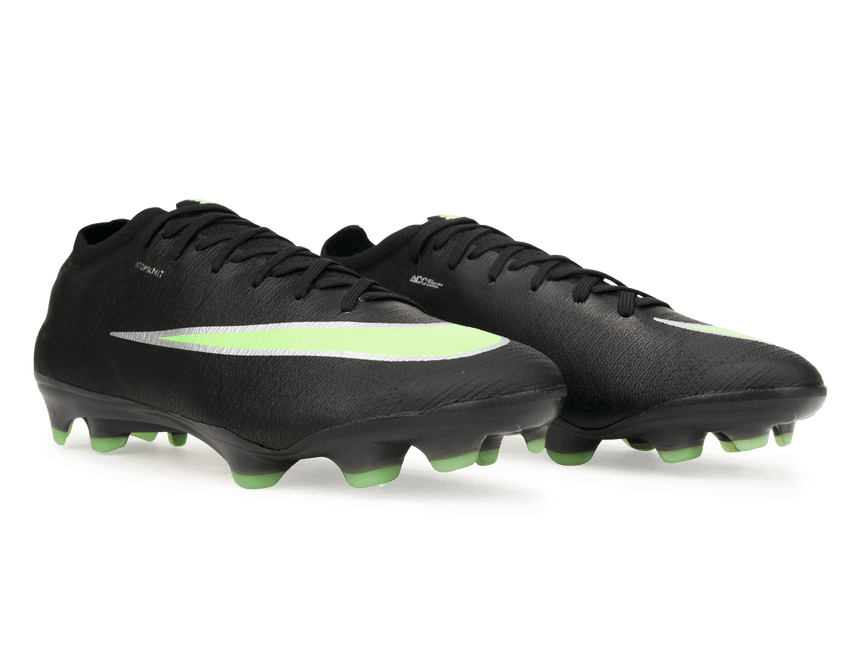 Nike Men's Zoom Mercurial Vapor 17 Elite FG Black/Illusion Green Together