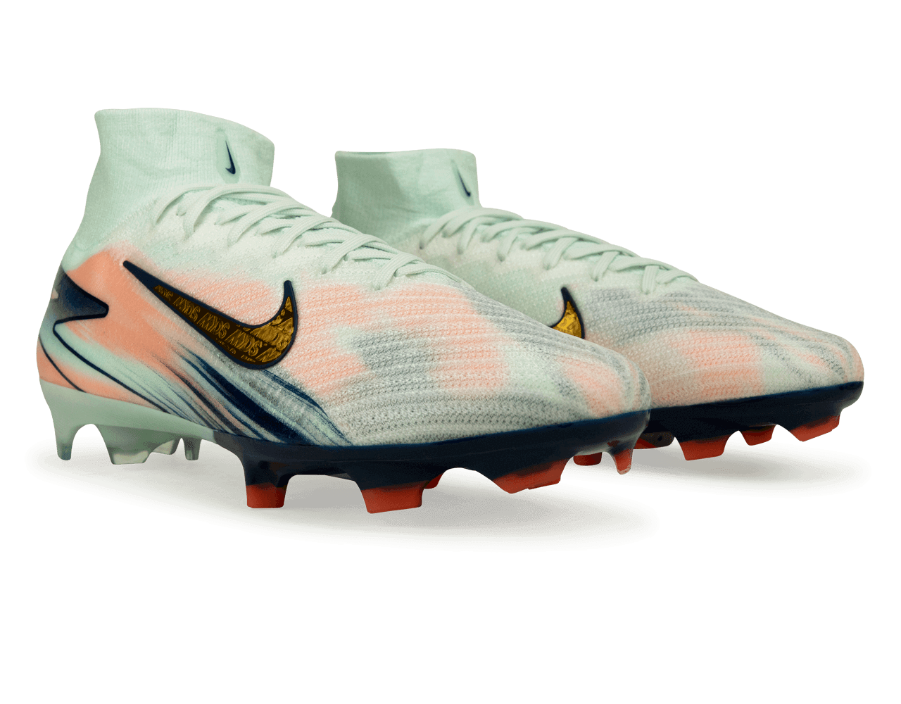 Nike Men's Zoom Mercurial Superfly 10 Elite MDS 009 FG Barely Green/Metallic Gold Together