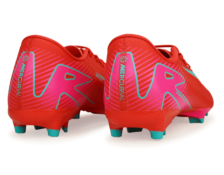 Nike Men's Zoom Mercurial Vapor 16 Academy FG/MG Ember Glow/Aurora Green Rear