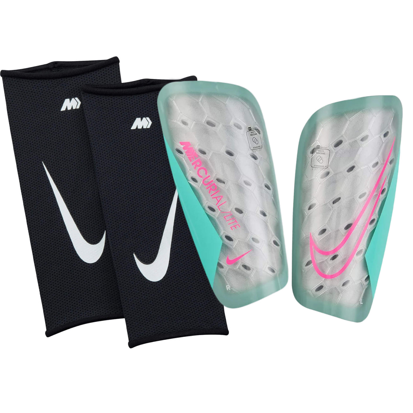 Nike Mercurial Lite Shin Guards Ocean Cube/Pink Blast