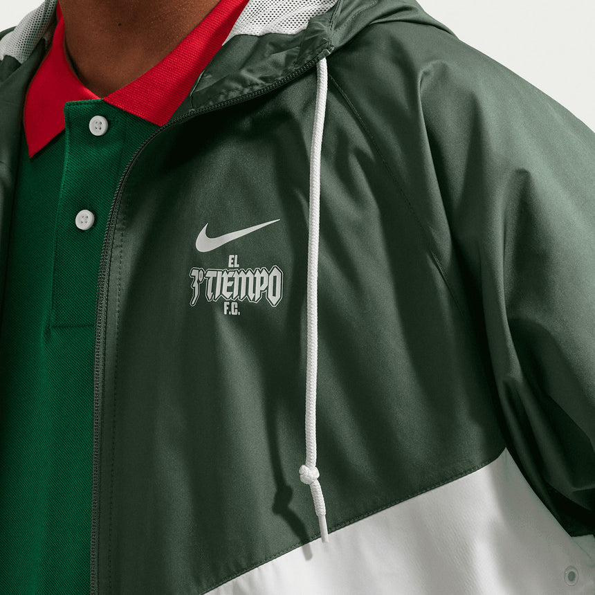 Nike Mexico Men's Sportswear 2026 Windbreaker White/Green Crest