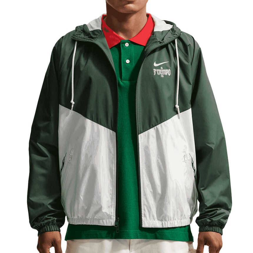 Nike Mexico Men's Sportswear 2026 Windbreaker White/Green Front