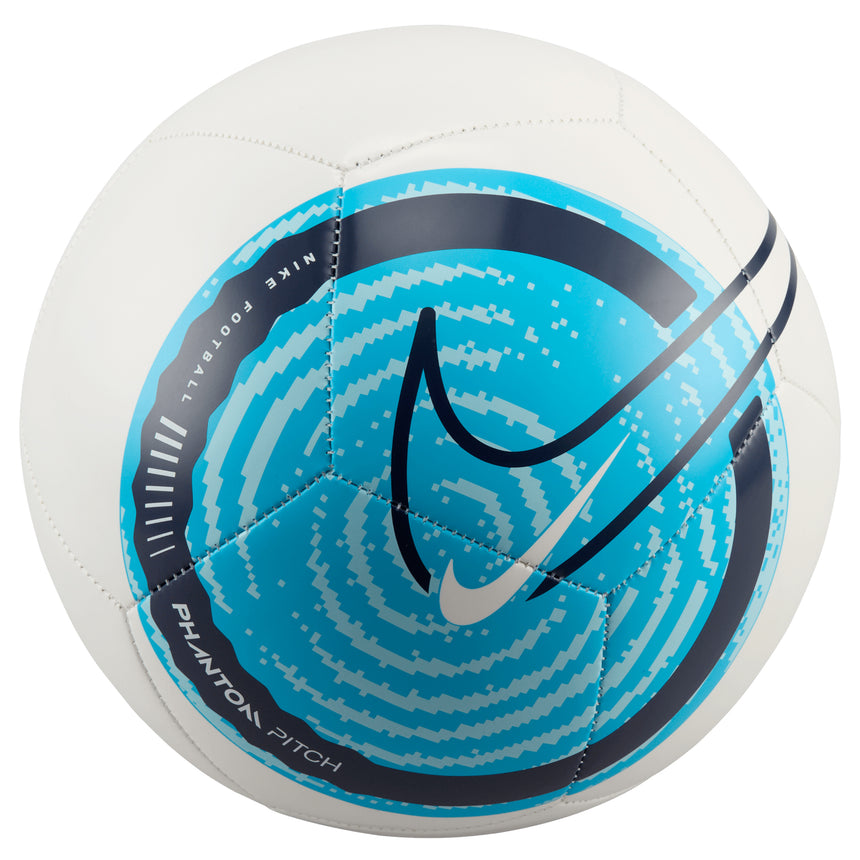 Nike Phantom Ball White/Blue Fury/Blackened Blue Back