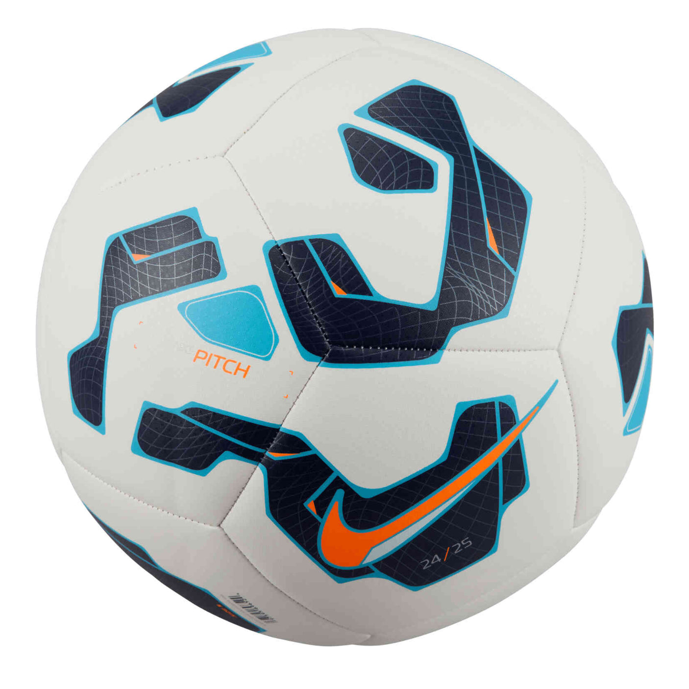 Nike Pitch Ball White/Blackened Blue Front