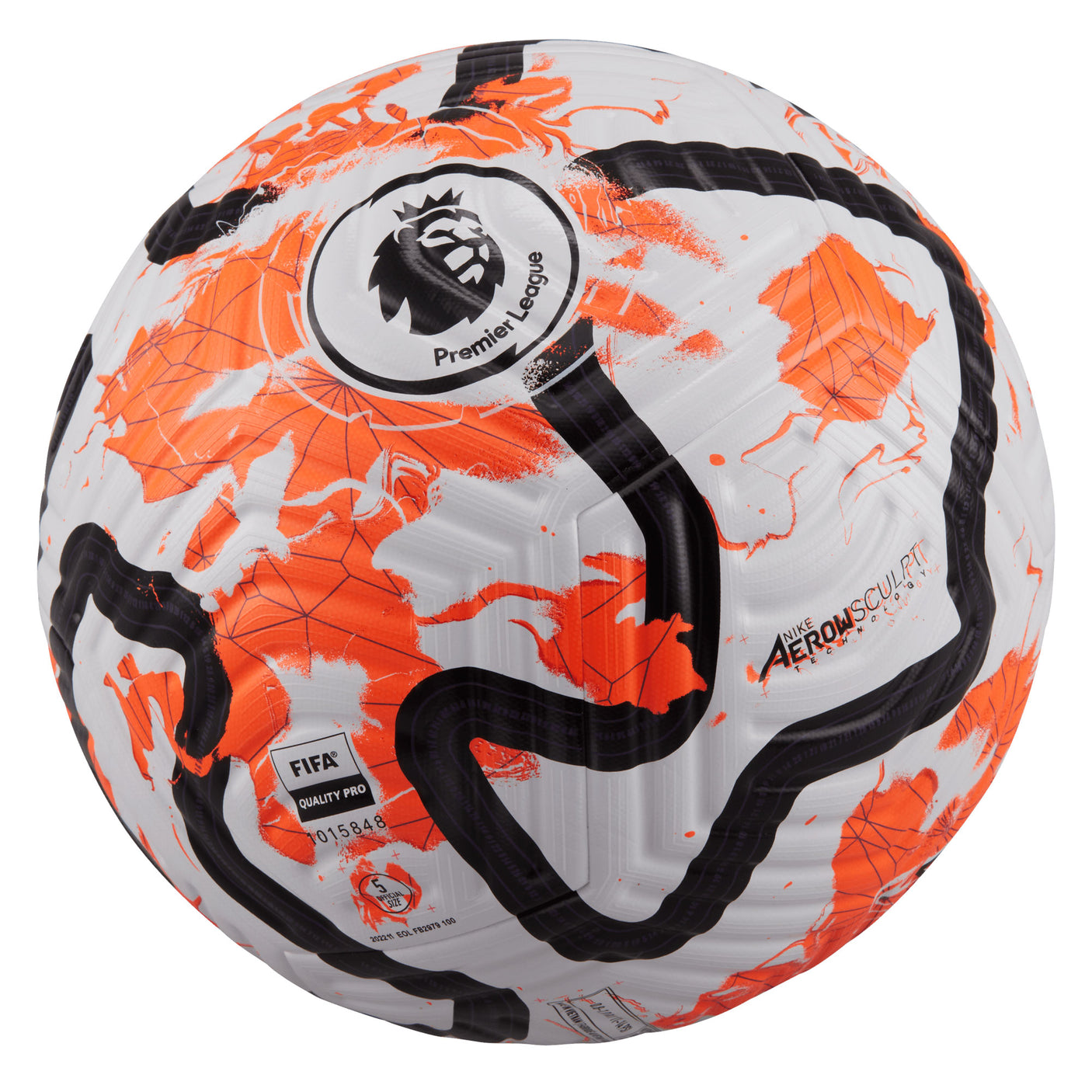 Nike Premier League 2023/24 Flight Match Ball White/Orange/Black Back