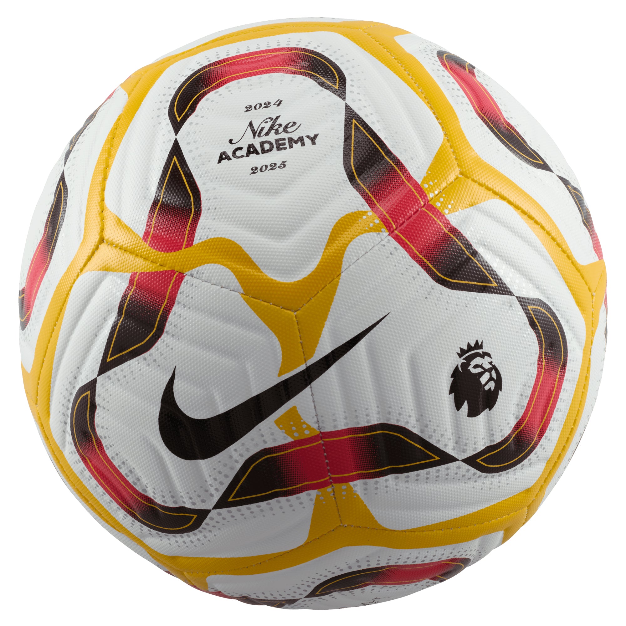 Nike Premier League 2024 25 Academy Ball White Red Yellow Azteca Soccer