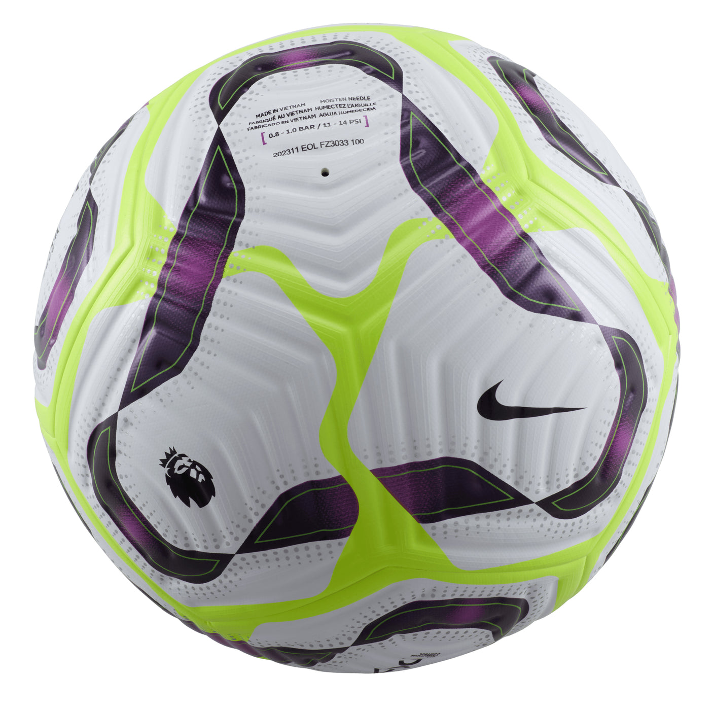 Nike Premier League 2024/25 Flight Official Match Ball White/Bold Berry Back