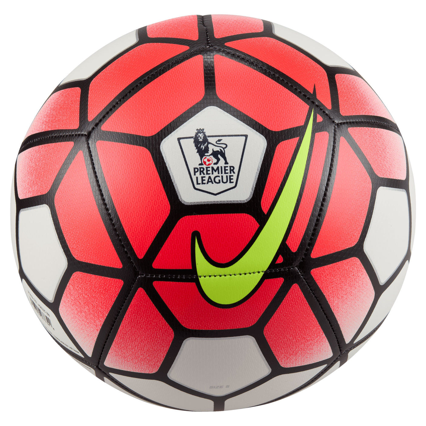 Nike Premier League Heritage Ordem 3 Ball Red/White/Black Front