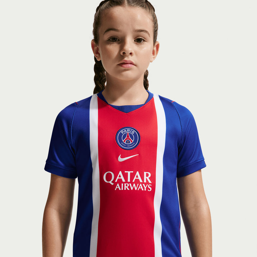 Nike PSG Kids Home Stadium 2026/27 Jersey Old Royal/White Model