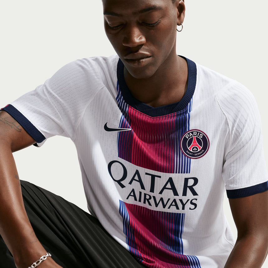 Nike PSG Men's Away Aero-FIT 2026/27 Jersey White/Navy Crest
