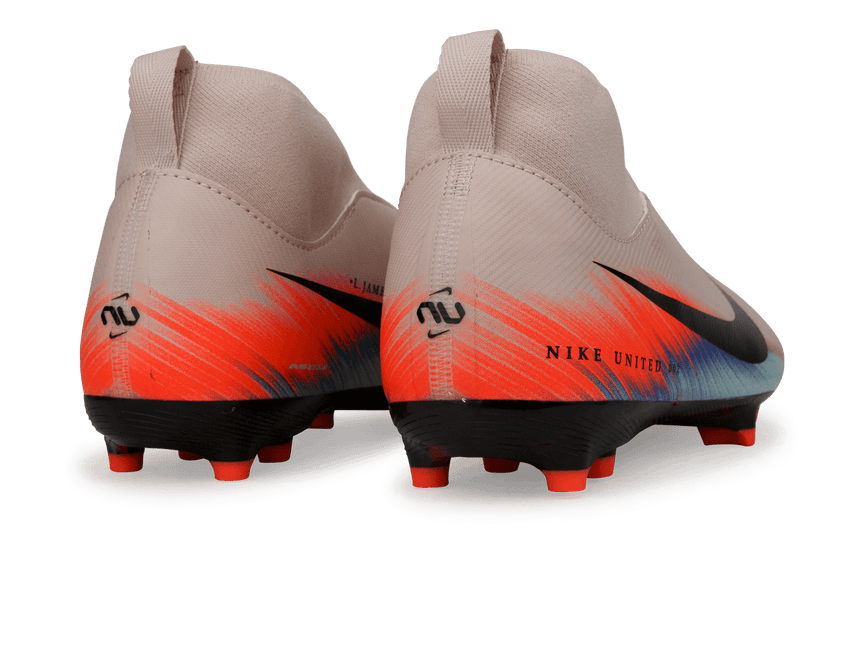 Nike Kids Zoom Mercurial Superfly 10 Academy FG/MG Silt Red/Racer Blue Back