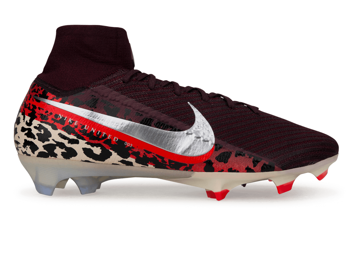Nike Men's United Zoom Mercurial Superfly 10 Elite FG Burgundy