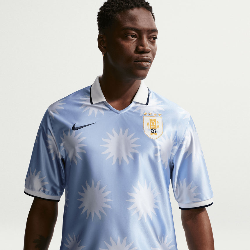 Nike Uruguay Men's Energy 2026 Jersey White/Royal Tint Model