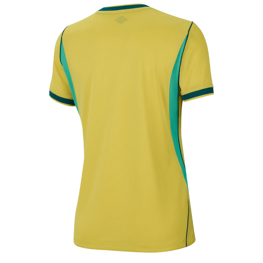 Nike Women's Brazil World Cup 2026 Home Jersey Yellow Back