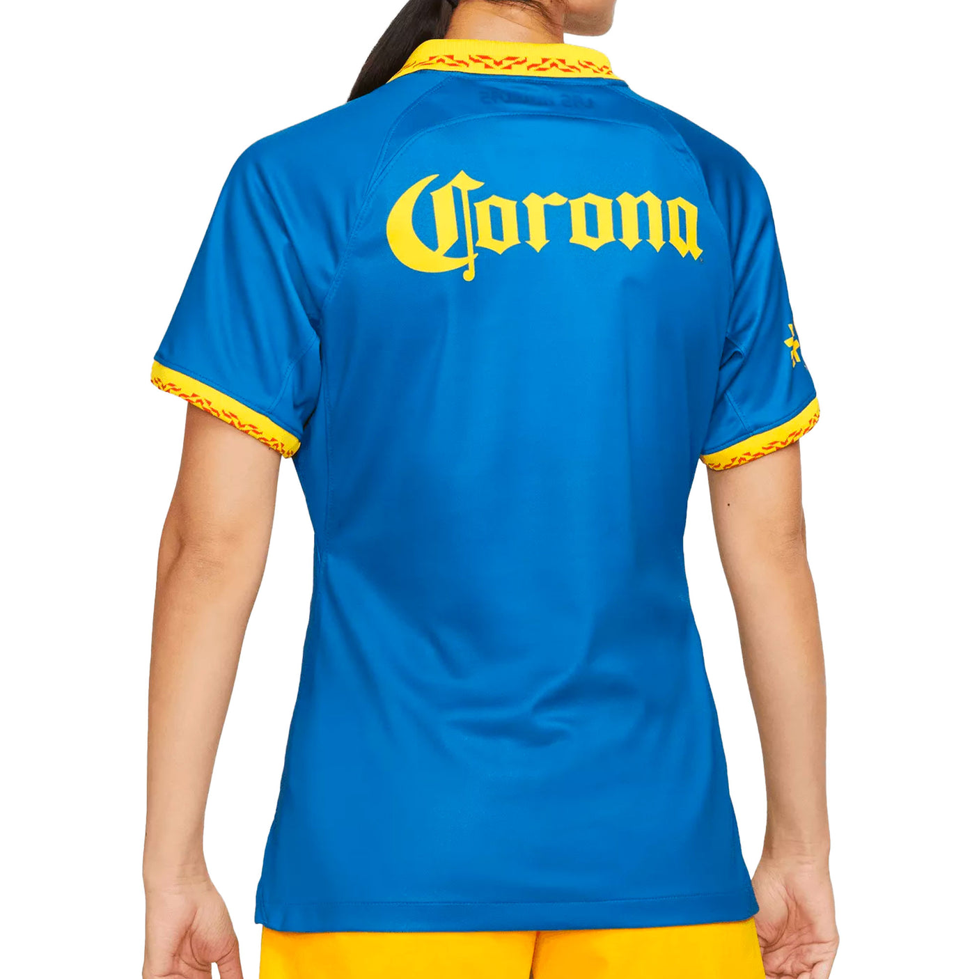 Nike Women's Club America 2023/24 Away Jersey Blue/Yellow Back