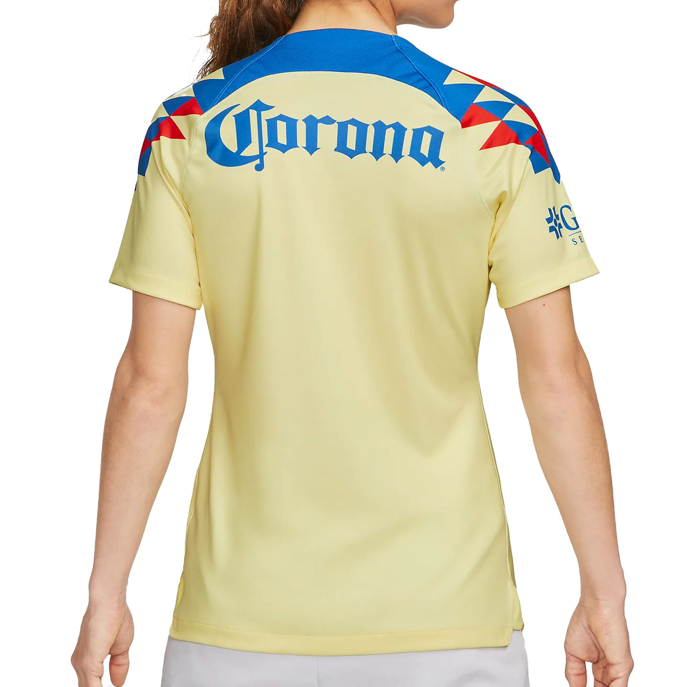 Nike Women's Club America 2023/24 Home Jersey Yellow Back