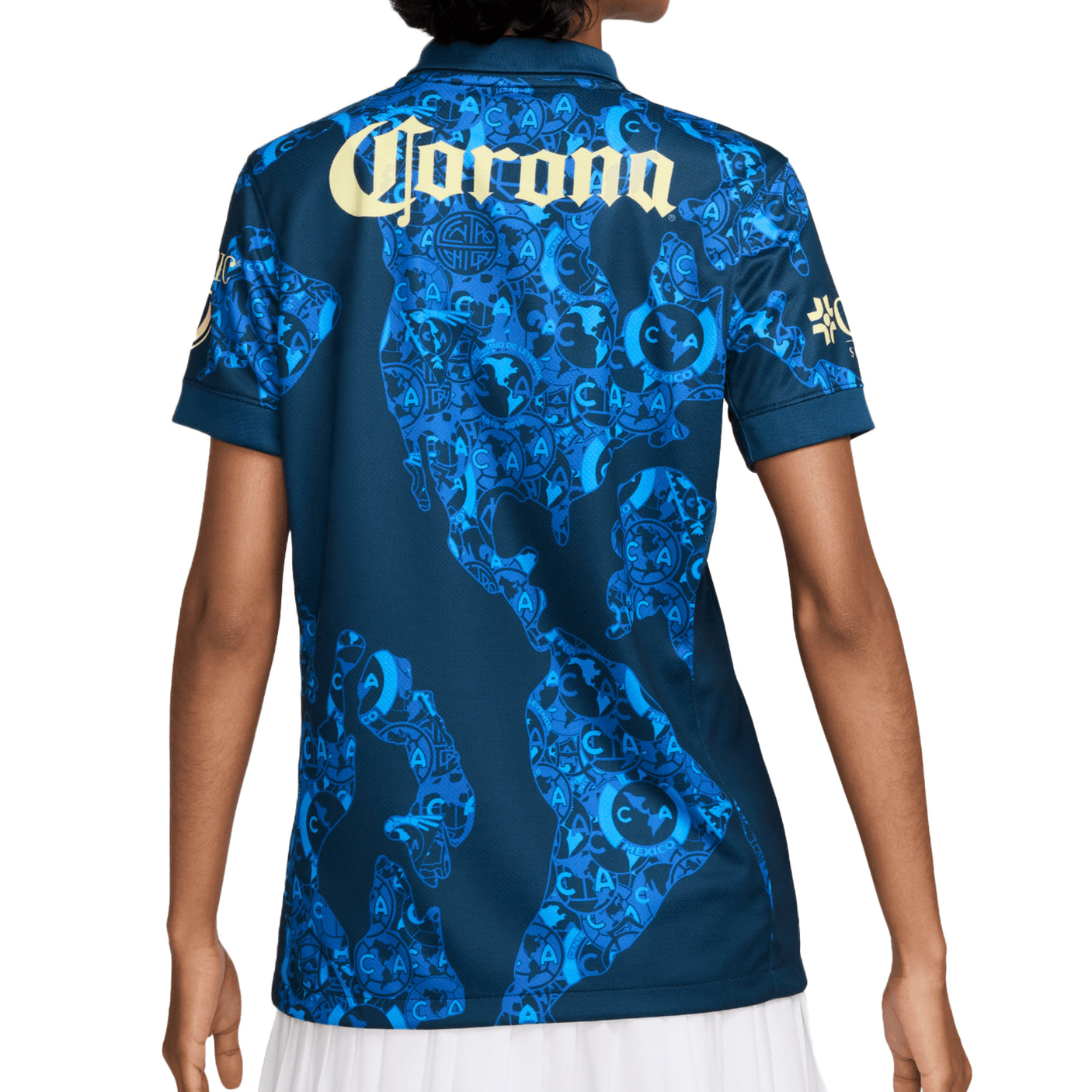 Nike Women's Club America 2024/25 Away Jersey Blue/Lemon Chiffon Back