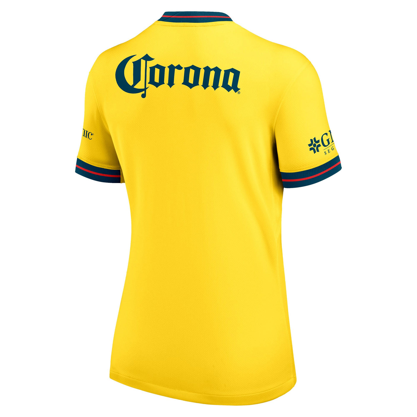 Nike Women's Club America 2024/25 Home Jersey Tour Yellow/Valerian Blue Back