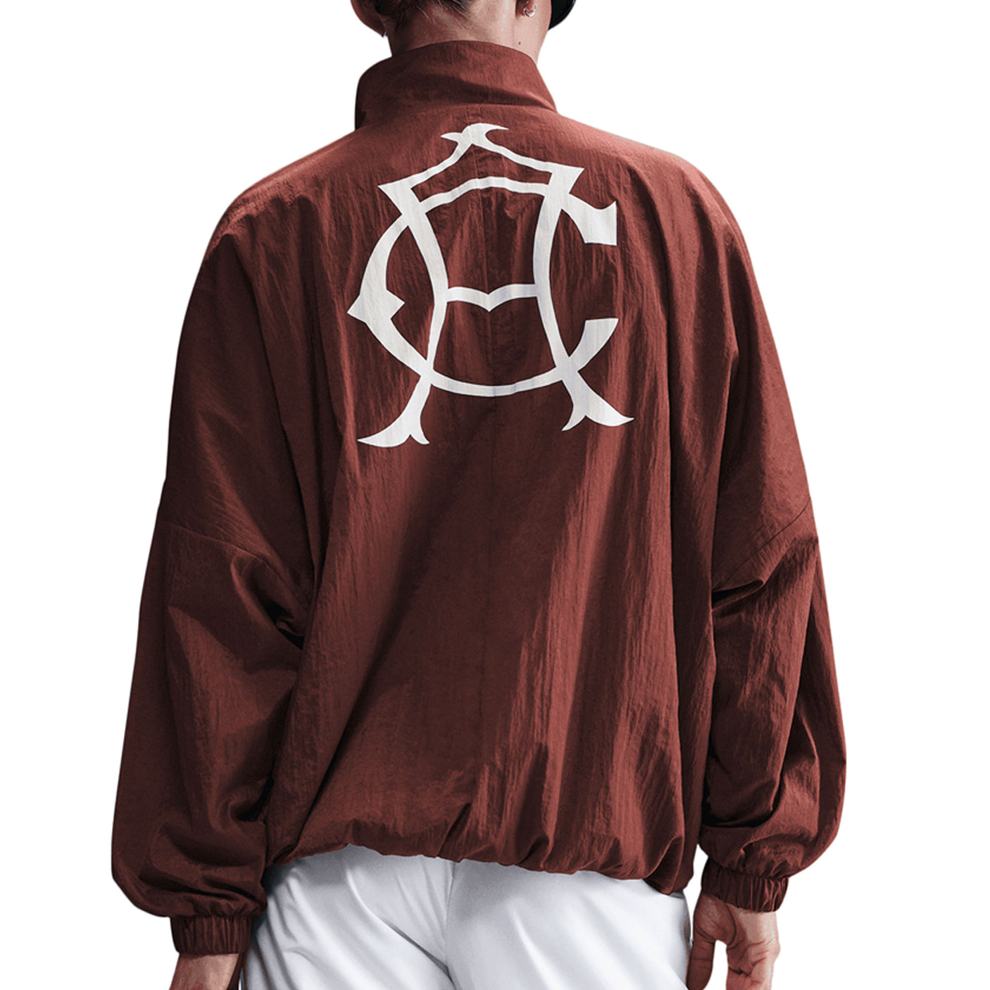 Nike Women's Club America 2025/26 Essential Jacket Brown/Grey Back