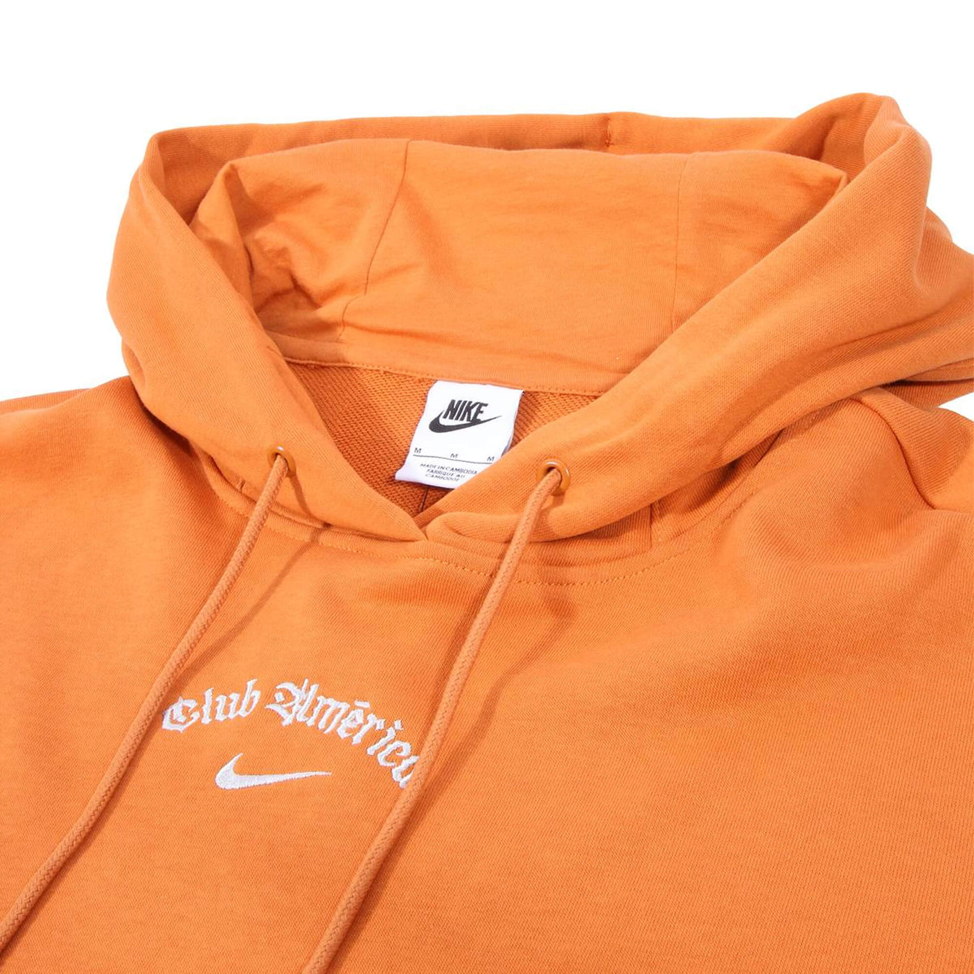 Nike Women's Club America 2025/26 Club Pullover Hoodie Cinder Orange Crest