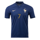 Nike Women's France 2022/23 Home Jersey w/ Griezman #7 Printing Front