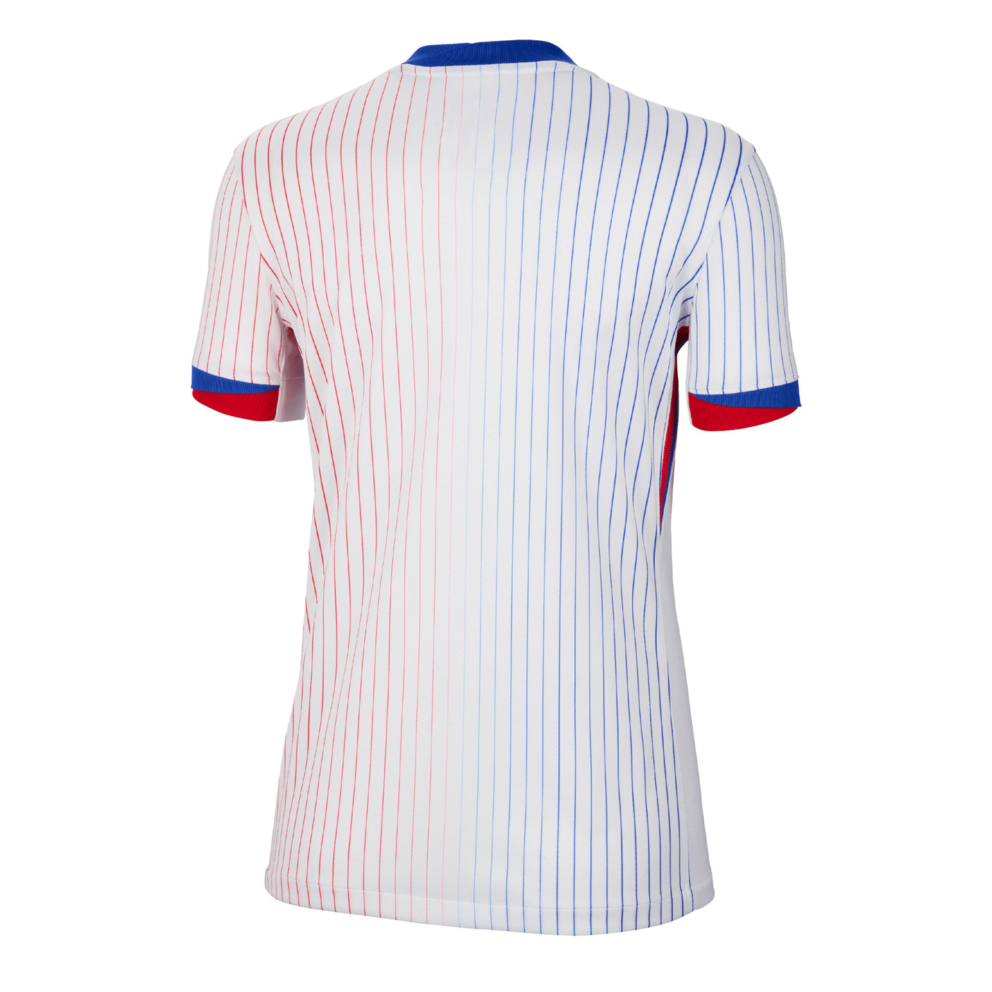 Nike Women's France 2024/25 Away Jersey White/Bright Blue Back