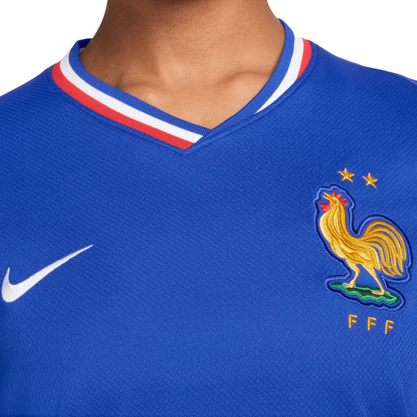 Nike Women's France 2024/25 Home Jersey Blue/Red Crest