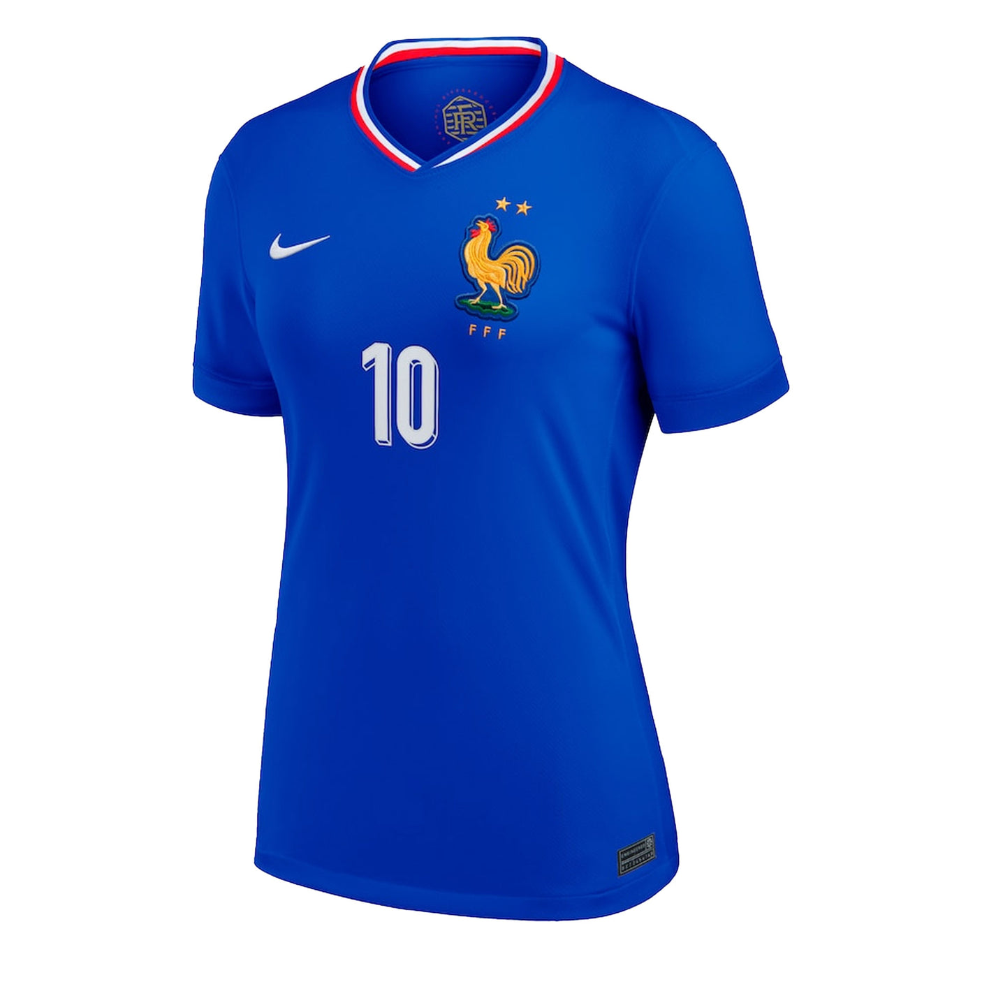 Nike Women's France 2024/25 Home Jersey w/ Mbappe #10 Printing Front