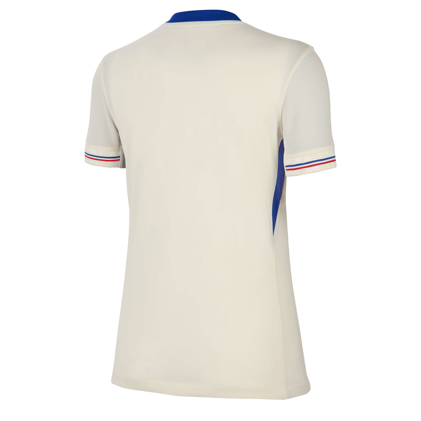 Nike Women's France 2025/26 Away Jersey Pale Ivory/Blue Back