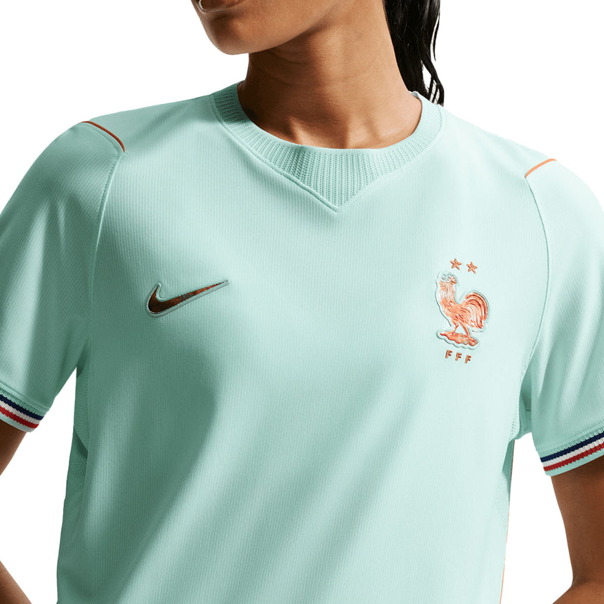 Nike Women's France World Cup 2026 Away Jersey Igloo/Monarch Crest Neck