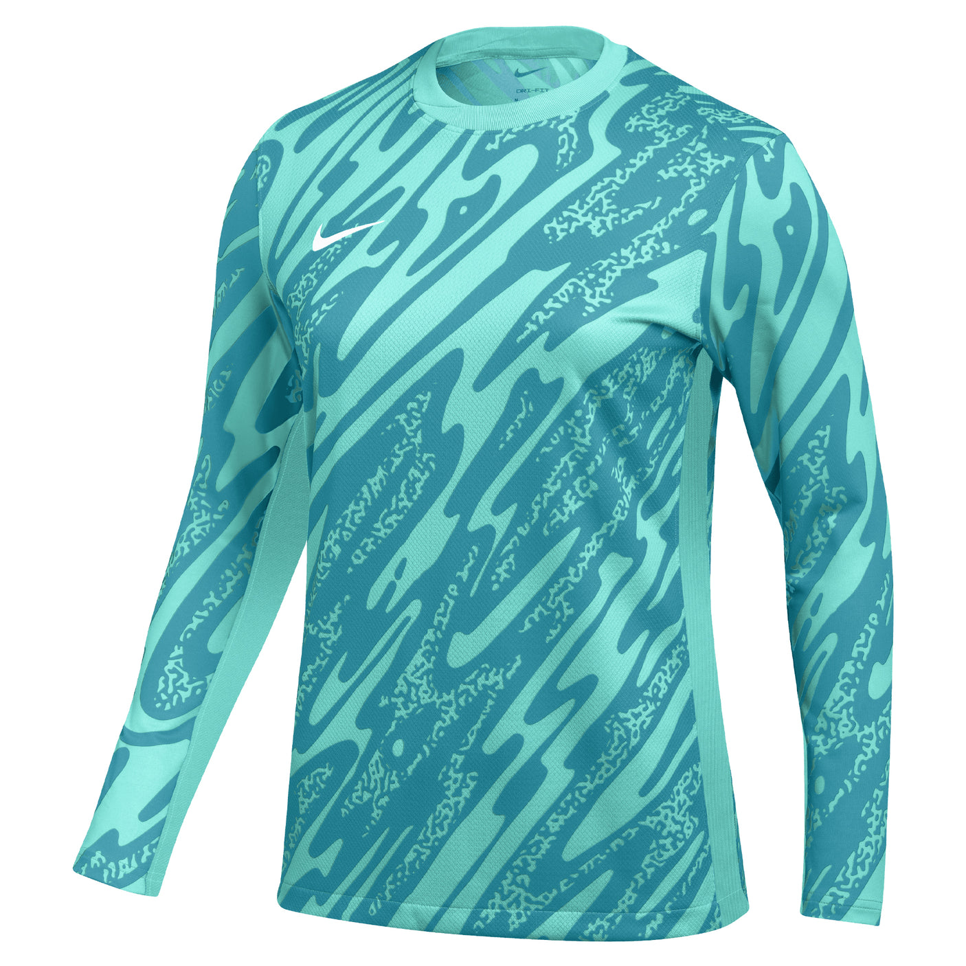 Nike Women's Gardien GoalKeeper Long Sleeve Jersey Hyper Turq/Teal Nebula Front