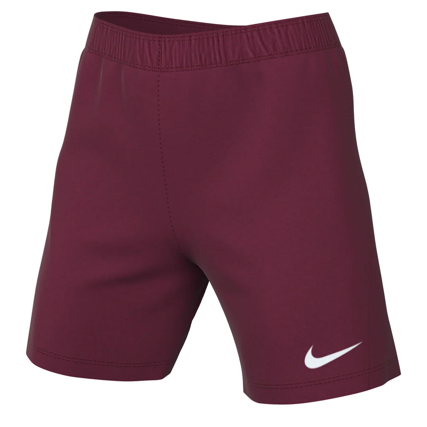 Nike Women's Park III Shorts Maroon Front