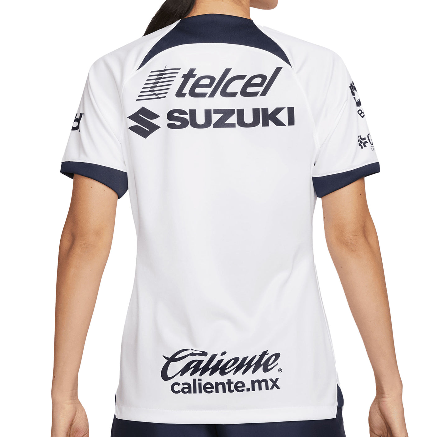 Nike Women's Pumas UNAM 2023/24 Home Jersey White/Navy Back