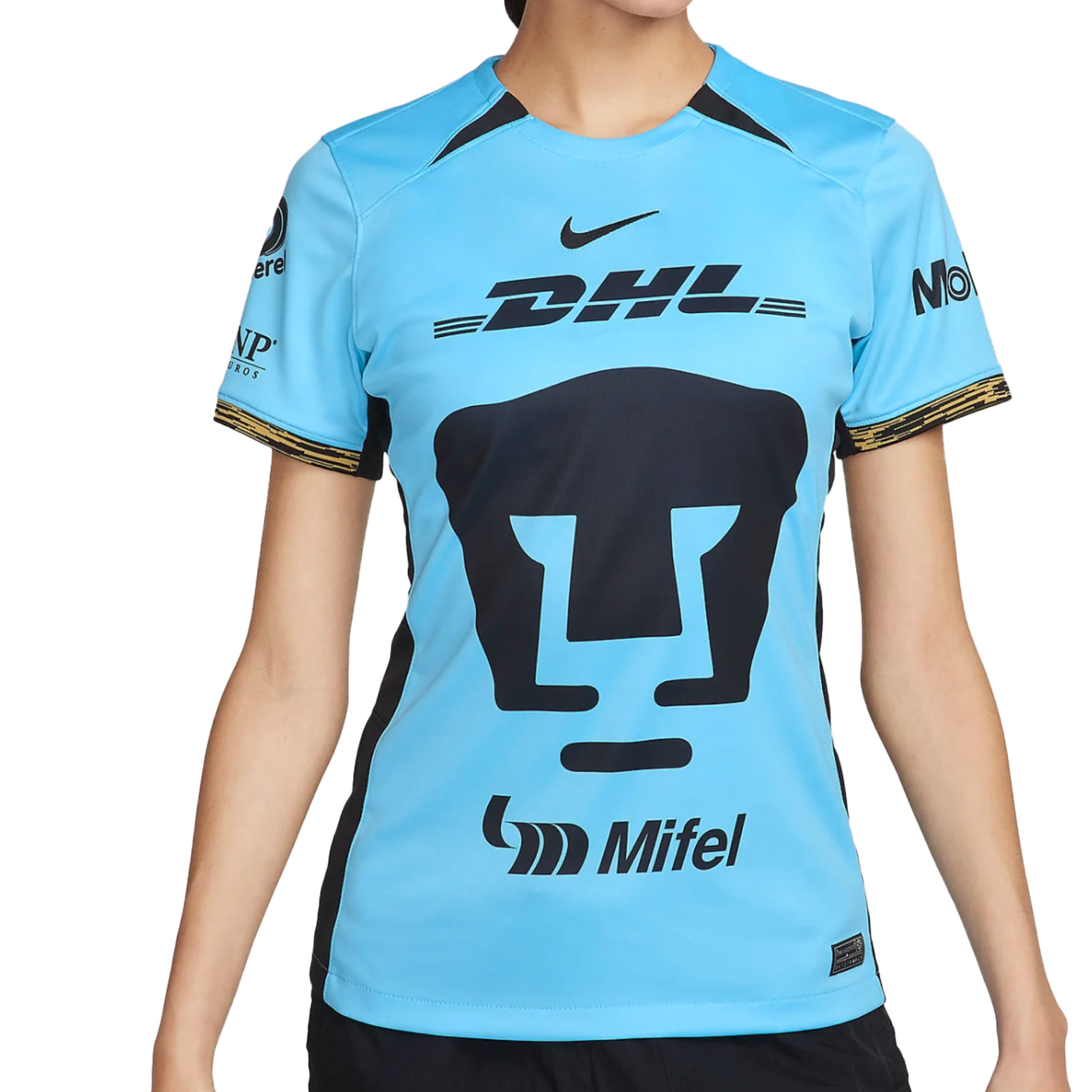 Nike Women's Pumas UNAM 2023/24 Third Jersey Blue/Black Front