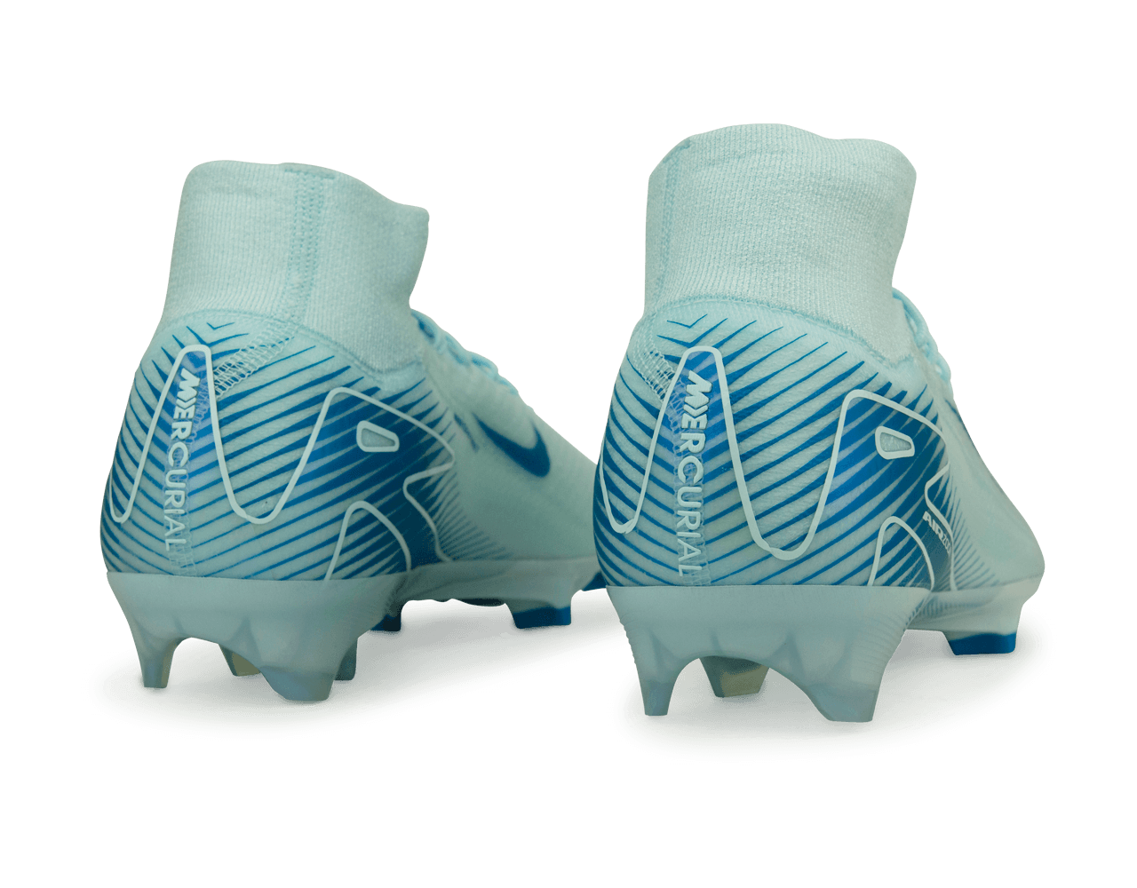 Nike Men's Zoom Mercurial Superfly 10 Elite FG Glacier Blue/Blue Orbit Rear