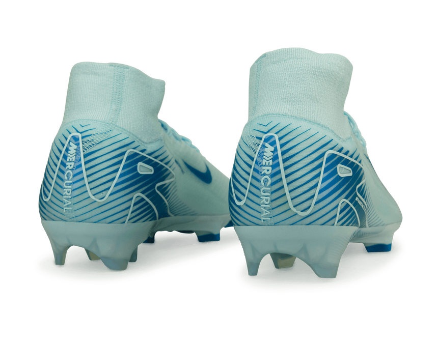 Nike Men's Zoom Mercurial Superfly 10 Elite FG Glacier Blue/Blue Orbit Rear