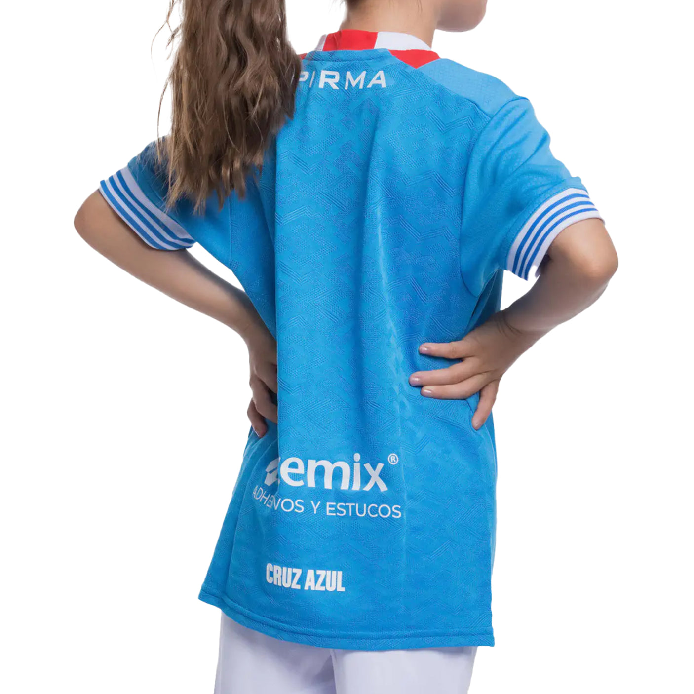 Pirma Kids Cruz Azul 2024/25 Home Jersey Blue/White Back